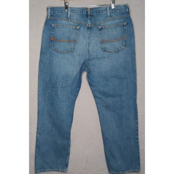 Ariat Jeans Men 40x32 Medium Wash Relaxed Bootcut Granite Straight Leg Western - Picture 2 of 12
